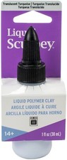 Liquid Sculpey 1oz-Translucent Turquoise Pack of 3 
