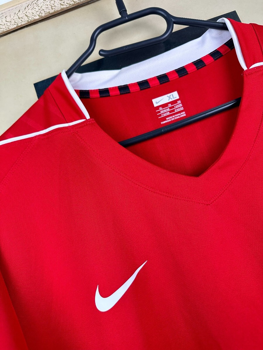 Vintage Nike Rugby Union Toulouse Jersey Shirt Rare Red Mens