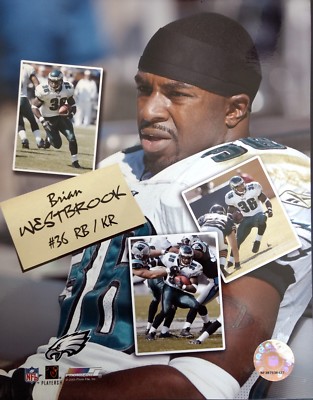 BRIAN WESTBROOK Philadelphia Eagles SCRAPBOOK SERIES 8X10 PHOTO
