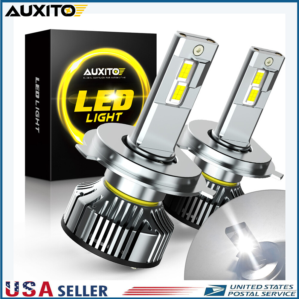 AUXITO H4 9003 LED Headlight Bulbs 80000LM High Low Beam Conversion Kit White