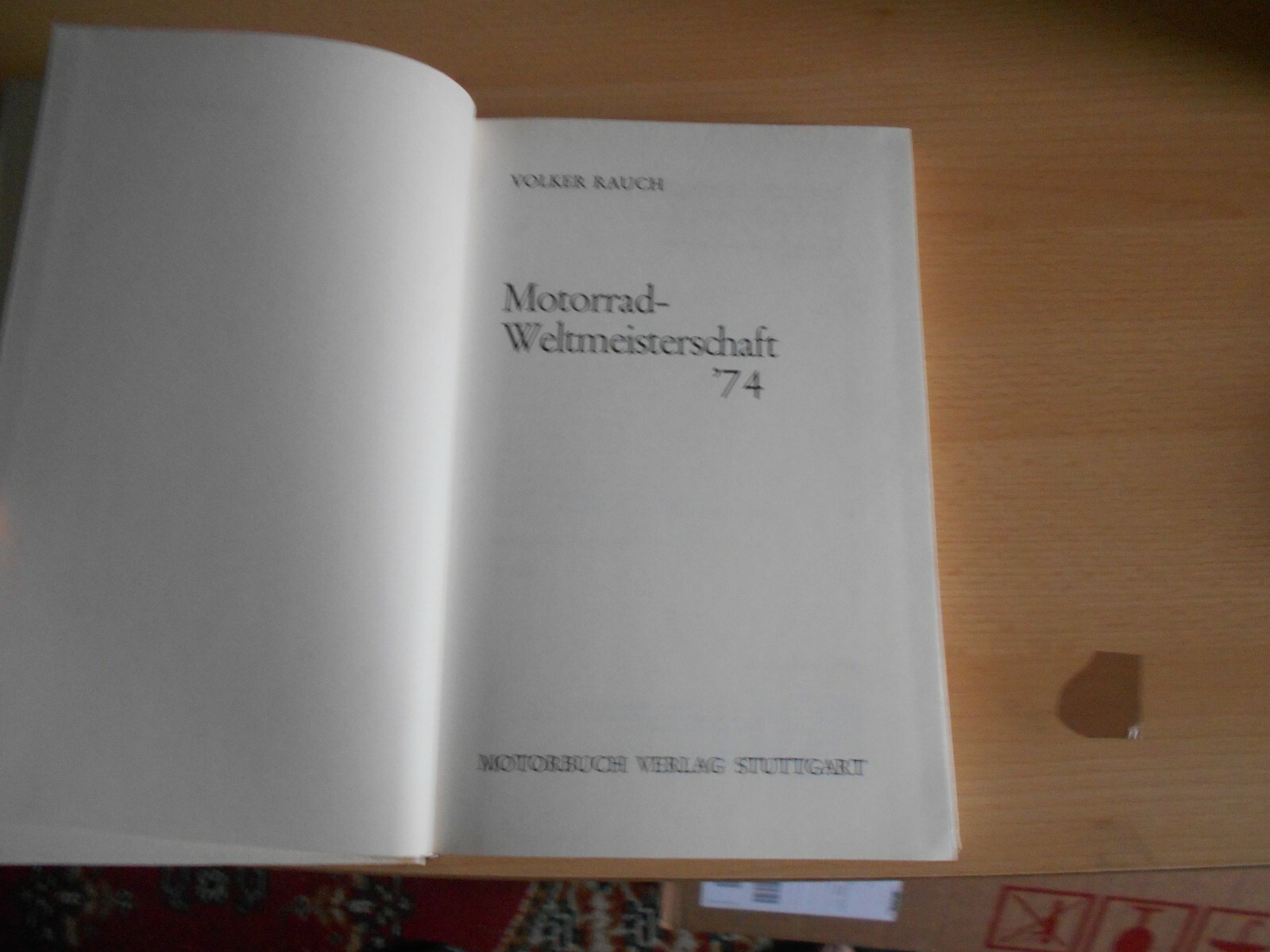 Motorrad WM 1974 Volker Rauch Weltmeisterschaft Grand Prix Toni Mang ...