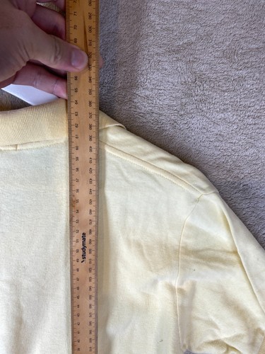 Polo Ralph Lauren Casual Polo T-Shirts Top Size 90 S Womens Yellow Logo - Picture 9 of 10