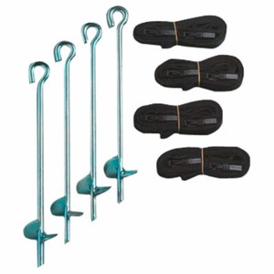 Trampolinanker Aus Metall – 8 Stück, 25,4 Cm | Für Zelte, Carports, Schaukeln & Mehr