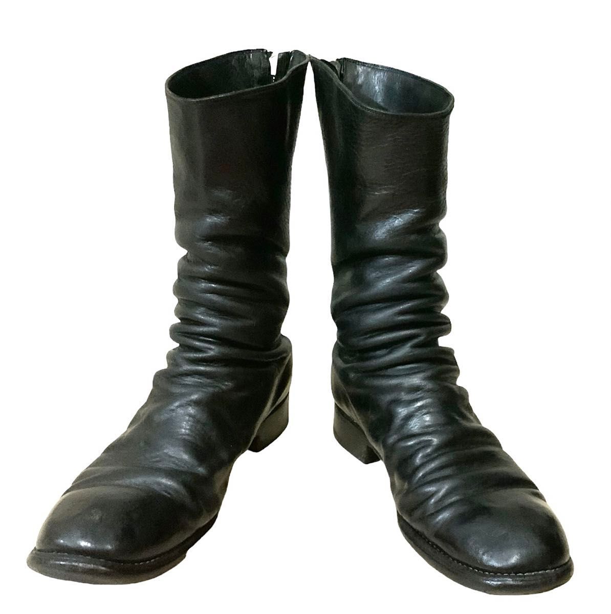 GUID  ブーツ Guidi【グイディ】front zip boots, sole leather 
