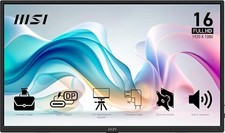 MSI PRO MP165 E6 PORTABLE MONITOR 15.6" FHD IPS 1080P TYPE-C MINI-HDMI GRAY