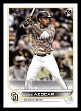Jose Azocar 2022 Topps #US280 San Diego Padres ROOKIE Buy10get5FREE
