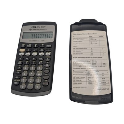 Texas Instruments Calculator Gray BA II Plus Financial Business Analyst