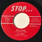 GARAGE Les Index ELLE (HELP) Stop... 45 rare French BEATLES cover Canadian