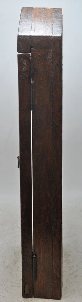 Armario colgante de llave de madera vintage para decoración de pared original antiguo hecho a mano Foto 4 de 4