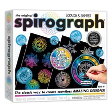 Spirograph Scratch Shimmer Arts and Crafts, Kids Toys, Art Medium, Multi