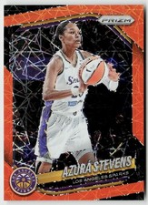 2025 Panini Prizm WNBA Orange Velocity Prizms Azura Stevens #64 LA Sparks