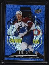 2022-23 Upper Deck Allure #27 Gabriel Landeskog Blue Line #/35