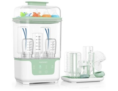 Momcozy Dampf sterilisator Trockner Baby flaschen 4in1 kompakt BPA-frei Zubehör
