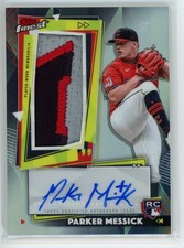 Parker Messick 2026 Topps Finest Rookie Auto Relic Patch #RPA-PM Guardians