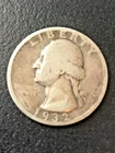 1932-P **First Year** Washington Quarter 90% Silver==get before I melt it