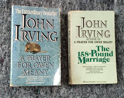 John Irving A Prayer for Owen Meany and The 158-Pound Marriage paperback
