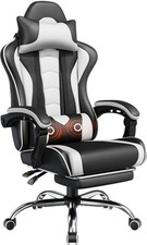 Gaming Chair,Video Game Chair with Massage Lumbar Support, with Swivel Seat