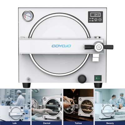 18L Class-N Tabletop Autoclave Sterilizer for Tattoo Dental Lab Beauty Salon
