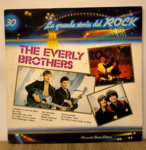 THE EVERLY BROTHERS - La Grande Storia Del Rock 30 - Vinyl LP 33 Tours ...