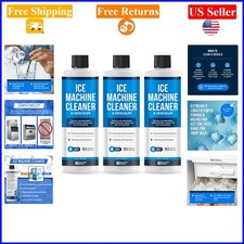 Ice Machine Cleaner  Descaler 3 Pack 16 fl oz Unscented for All Brands