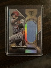 2017 Topps Triple Threads - Single Jumbo Relics Yadier Molina #SJR-YML Gold /9