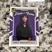 Panini 2017 Donruss Fans of the Game Joey Belladonna Minnesota Vikings Card