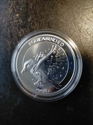 1 oz 999 Silver Round - 2026 Z75 Zombucks Kookaburied - BU , Kookaburra