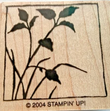 Stampin Up Stamp WILD FLOWER LEAVES Single Stamps ONLY 1.5 x 1.5 in BUILD A SET