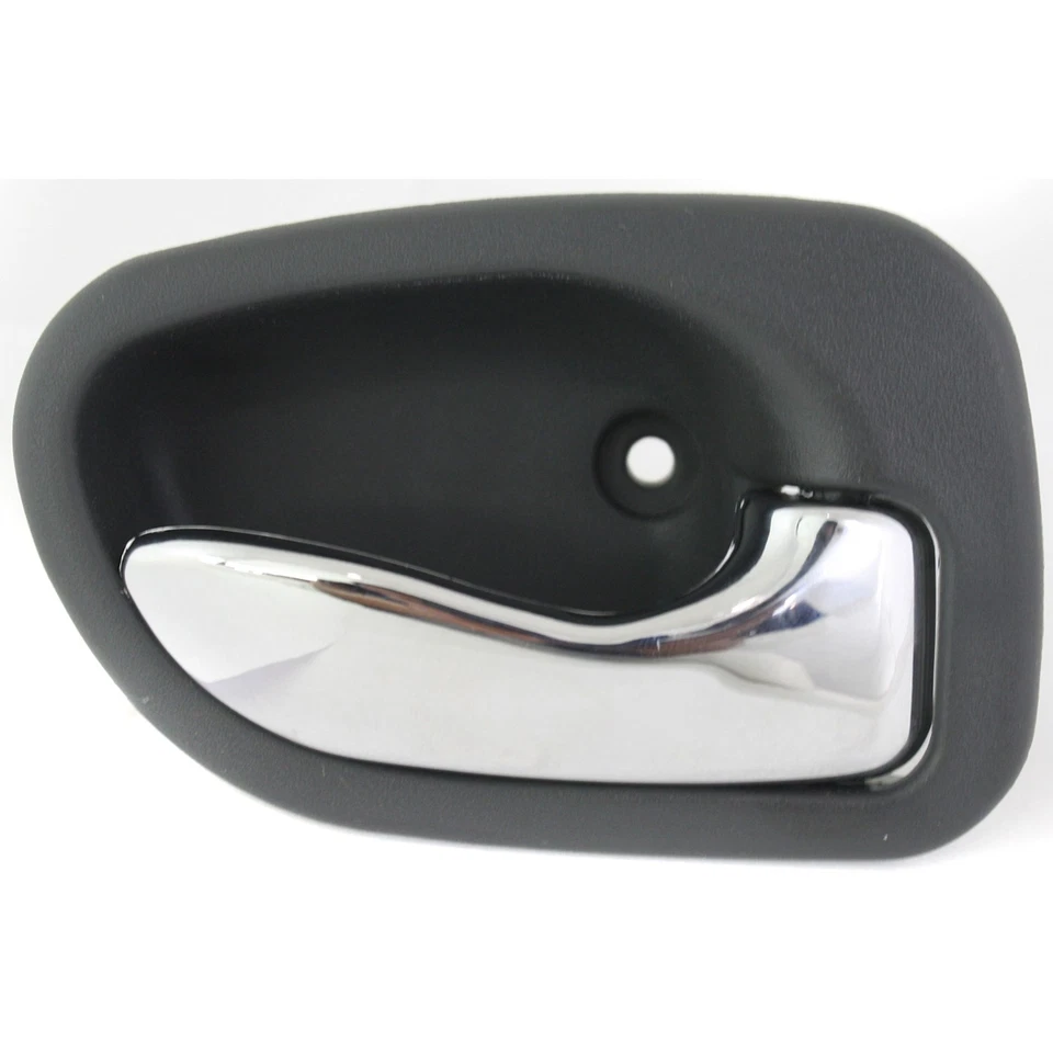 Door Handle Set For 1995-99 Hyundai Accent Front or Rear Gray w/Chrome Lvr 2Pcs - Image 2 of 4