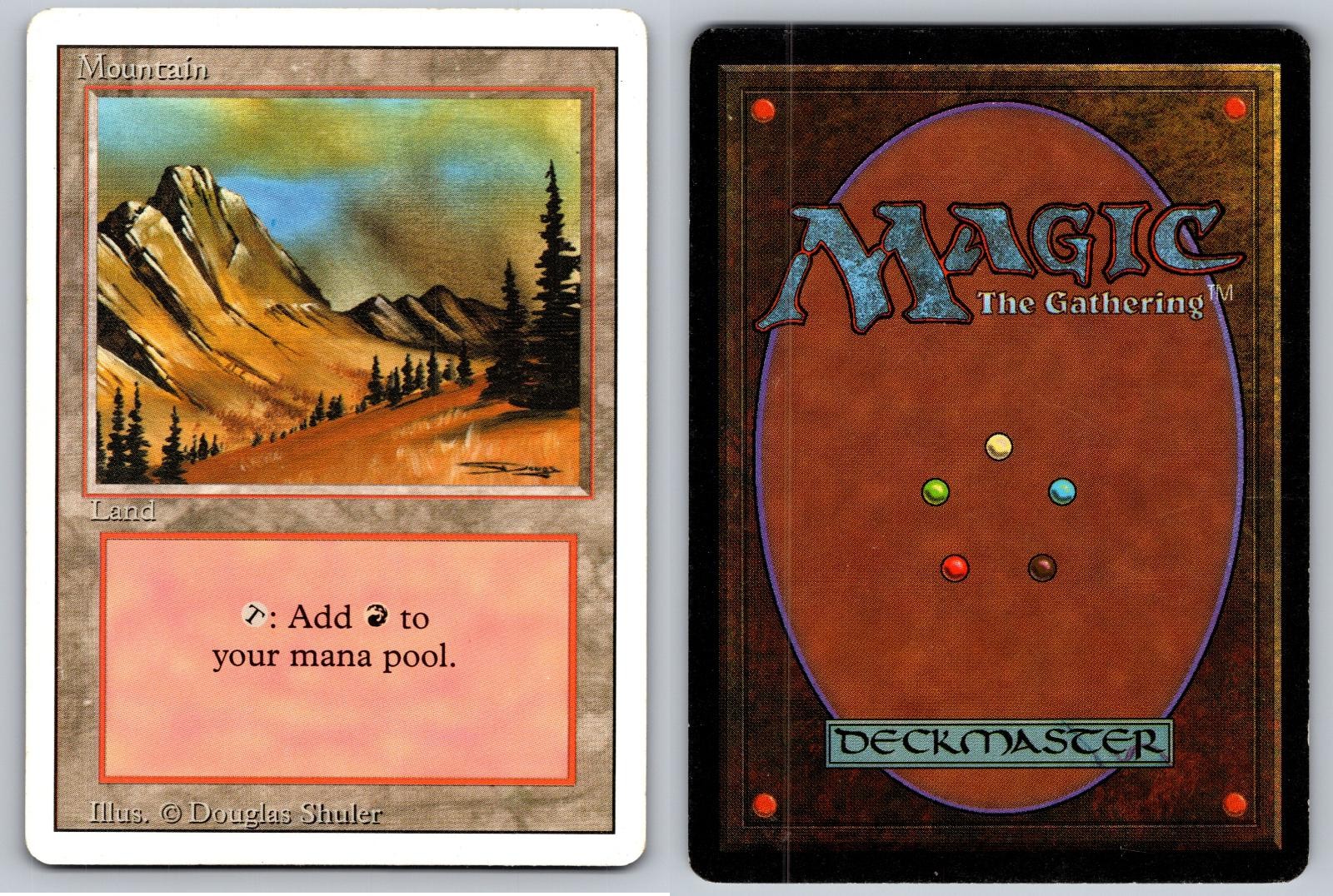 MOUNTAIN (C) 292 LAND REVISED EDITION MAGIC: THE GATHERING LP
