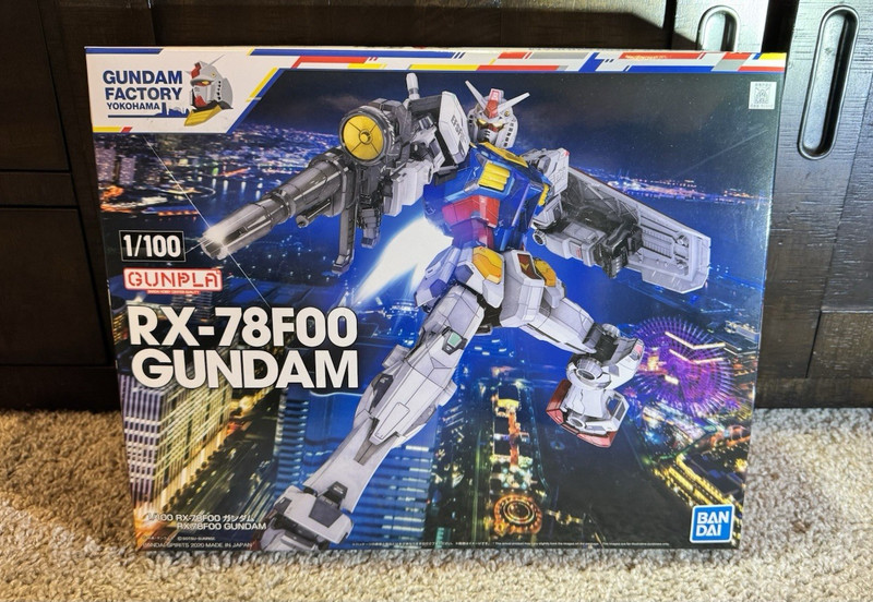 Bandai 1/100 Gunpla RX-78F00 Gundam Factory Yokohama Plastic Model Kit
