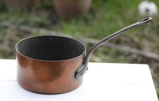 Casserole ancienne métal cuivre casserole 20cm / Antique French Copper Pot