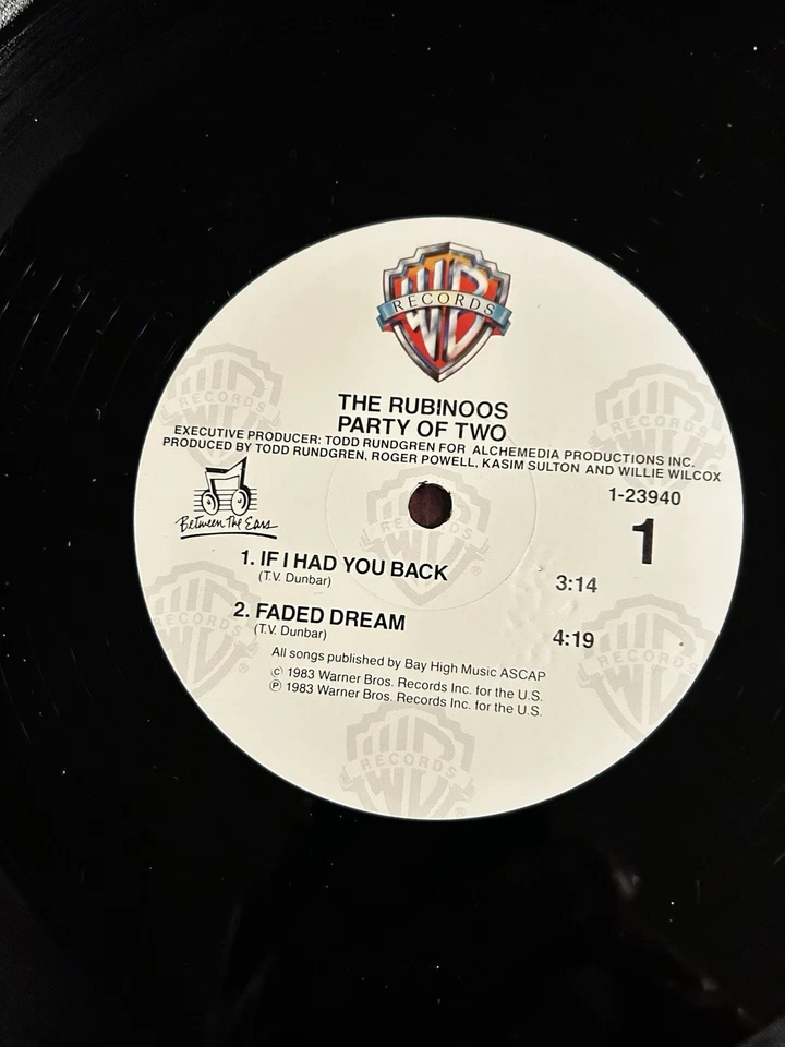 Rubinoos- -Party Of Two (1983,Todd Rundgren Produced) - Image 4 of 4