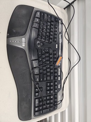 Microsoft Natural Ergonomic Keyboard 4000 v1.0 Model 1048 USB Wired Tested Works