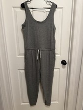 VUORI Lux Harem Jumpsuit Heather Grey Women s Medium