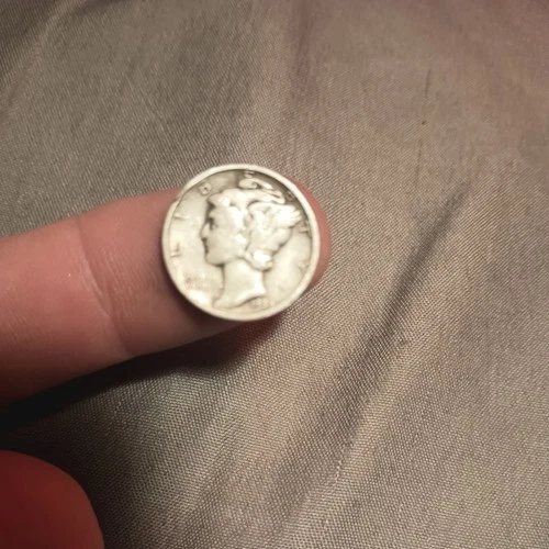 1938D Mercury Dime VF