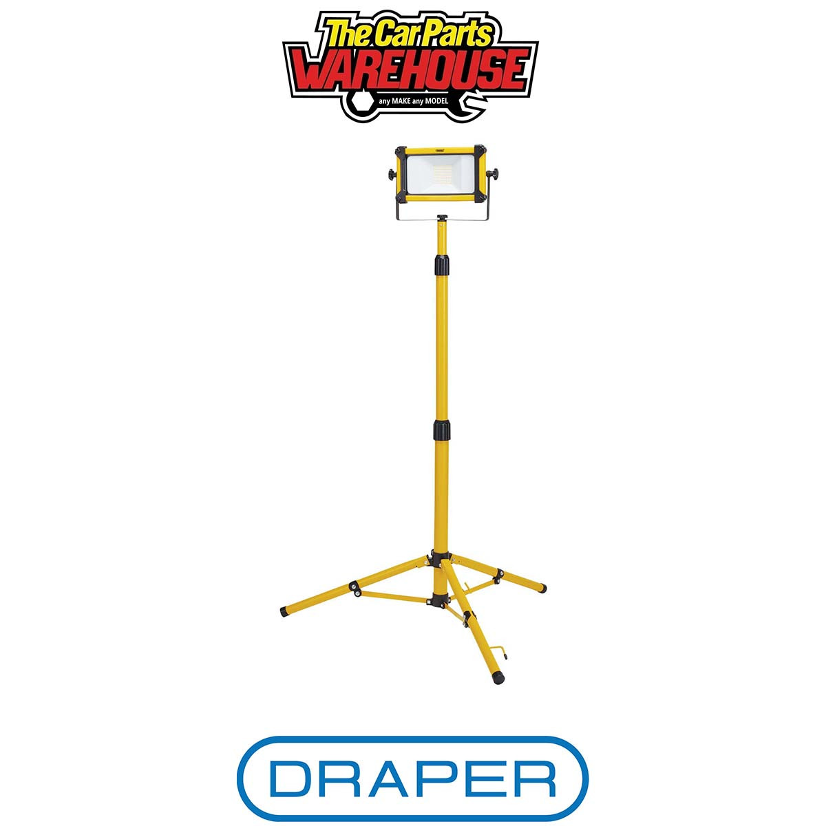 Draper 03193 110V SMD LED Tripod Site Light 50W 5500 Lumens