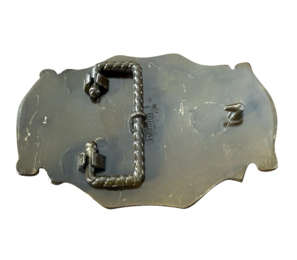 Vtg Pheasant Wildlife Belt Buckle Buckle Made In USA Brass Raintree Bird Nature - Image 3 of 4