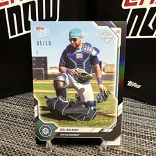 2026 TOPPS NOW ROAD TO OPENING DAY OD-131 Cal Raleigh Black Foil 05/10 Mariners