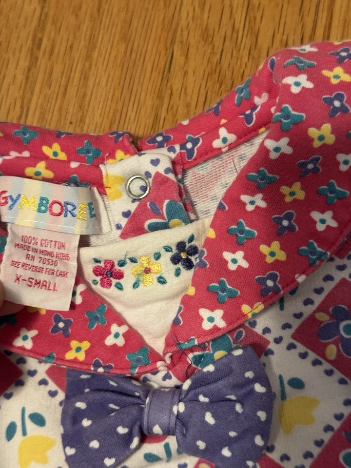 Camisa de jardín vintage Rainbow Gymboree Tulipán Foto 3 de 4