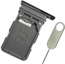 Replacement Single SIM Card Tray for Samsung Galaxy S21 5G G991U / Black