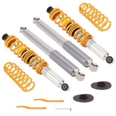 4x Luft zu Coil Springs und Stoßdämpfer Kit for Lincoln Navigator 4WD 1998-2002