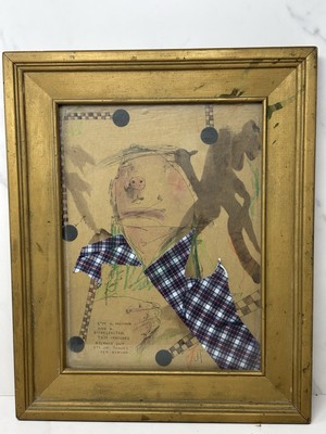 Original Mixed Media Artwork Signed And Framed Adult Themes