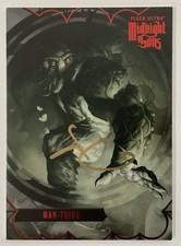 Man-Thing by Nicholas Gregory Fleer Ultra Midnight Sons #56 Red Autograph /100