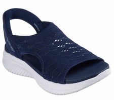 SKECHERS SLIP-INS ULTRA FLEX 3.0 Damen Sandale,Fußbett,Vegan,Navy,Gr. 37-41