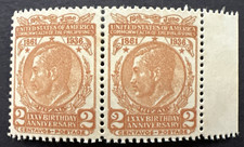US Philippines 1936 Sc# 402 Pair Mint Stamps MNH Jose Rizal  2¢ Centavos
