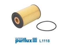PURFLUX Ölfilter L1118 Filtereinsatz für AUDI A8 D2 4D2 4D8 TDI quattro