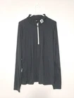 FootJoy 1/4 Zip Mens XL Black Golf Pullover Performance Athletic L/Sleeve Top XL