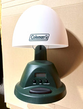 Vintage 1999 Coleman Deluxe Table Lamp Lantern Clock & Alarm 5372-700 Open Box
