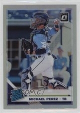 2019 Panini Donruss Optic Rated Rookies Holo Prizm Michael Perez #78 07rd